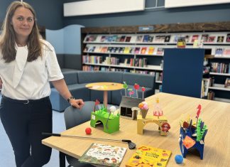 Lokale vartegn bliver til minigolfbaner på Kerteminde Bibliotek IMG