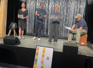 Kerteminde Sommerrevy tager form og er snart klar til premiere Tekstarbejde