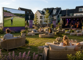 Arrangørerne forventer nu højst 60.000 besøgende til Danish Golf Championship 18. tee AI foto
