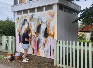 Lokal kunst skal dække over graffiti Gitte Skovmand