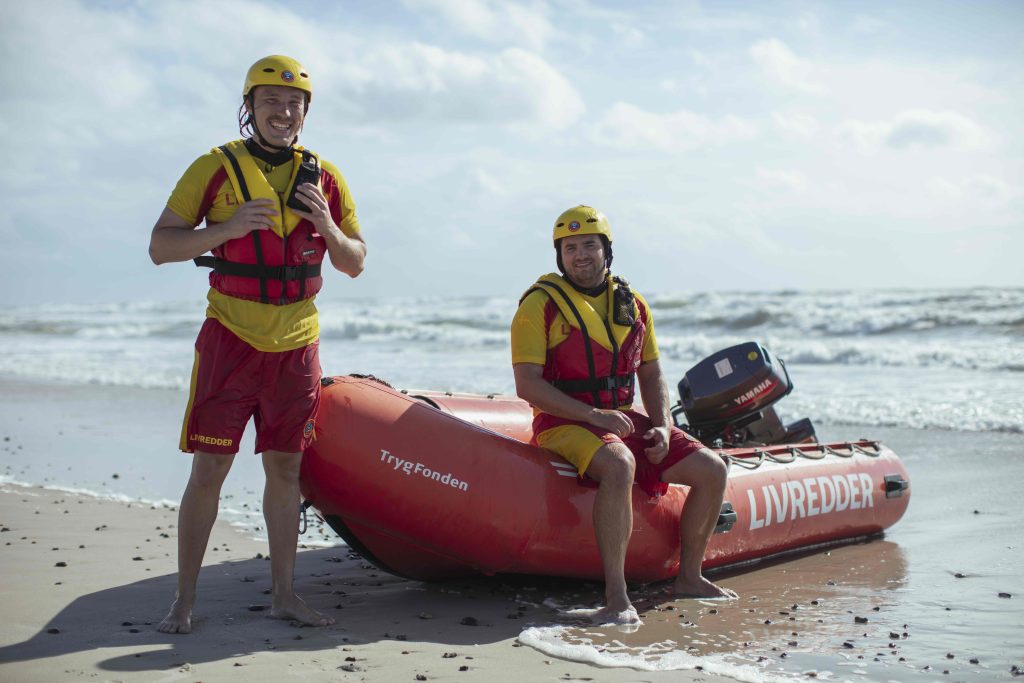 Livredderne er fortsat til stede på strandene