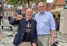 Havnefesten passede godt på byen og satte besøgsrekord Havnefest nøgle Jørgen Larsen og Michael Nielsen