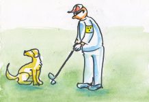 Lørdagsklummen: Blinde kan også spille golf Img719