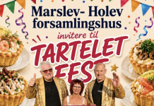 Tarteletfest med musik i Marslev-Holev Forsamlingshus Tarteletfest i Marslev-Holev Forsamlingshus