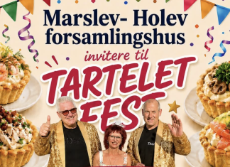 Tarteletfest med musik i Marslev-Holev Forsamlingshus Tarteletfest i Marslev-Holev Forsamlingshus