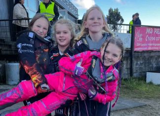 Kertemindetøser vandt DM i speedway som det første pigehold i Danmark Maggie Holm, Caroline Holmegaard, Alva Zwierko og Vega Niemann. DM speedway 85 cc (2) NY