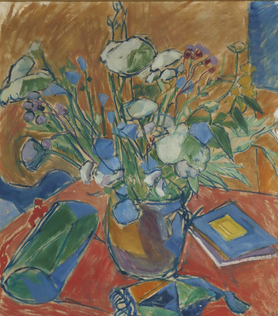 Christine Swane Opstilling med blomster, 1935. Johannes Larsen Museet Foto Ole Friis