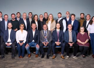 Flertal stemte lønstigninger og færre udvalgsposter igennem Gruppebillede byraad 2026 2029 (1)