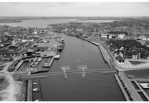 Ny idé til kommende sluse: Gang- og cykelsti over havnen Sluse m gangsti